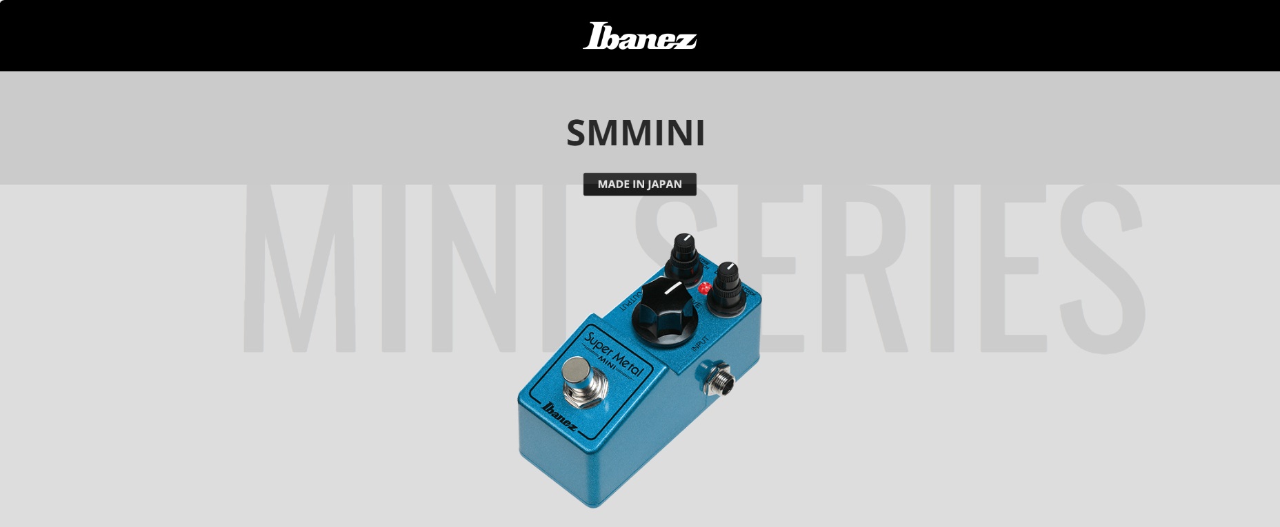 Pedal Effect Ibanez SM MINI Super Metal Mini Guitar Effects Pedal