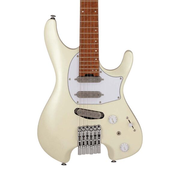 Guitar Điện Ibanez ICHI10 Ichika Signature Headless Vintage White Matte