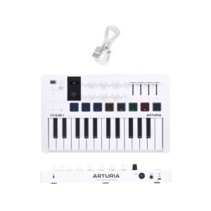 Midi Controller Arturia MiniLab 3 25 Slim-Key Controller White