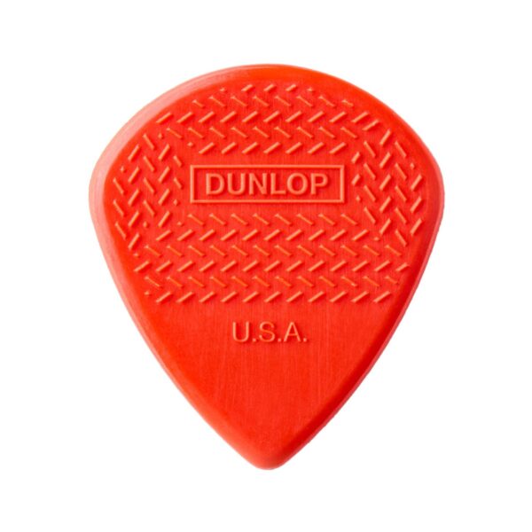 Phím Gảy Guitar Jim Dunlop 471P3N Nylon Max Grip Jazz III Pick, Red, 6-Pack