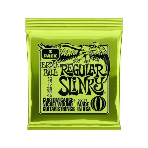 Dây Đàn Guitar Điện Ernie Ball 3221, 10-46, 3 gói