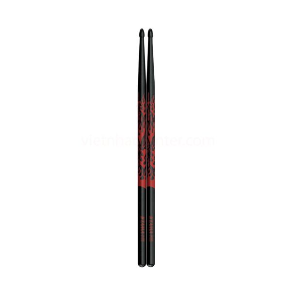 Dùi Trống Tama 5B-F-BR Design Series Rhythmic Fire Drum Sticks